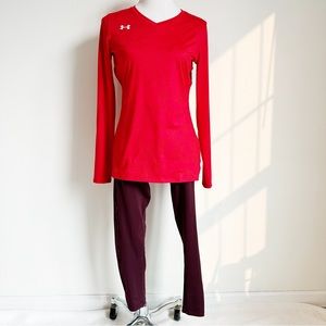 Adidas Women’s Performance Gear Set Long Sleeved Top Small and Leggings Medium